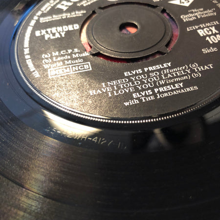 Elvis Presley : Elvis Presley (7", EP, RP, 4 P)