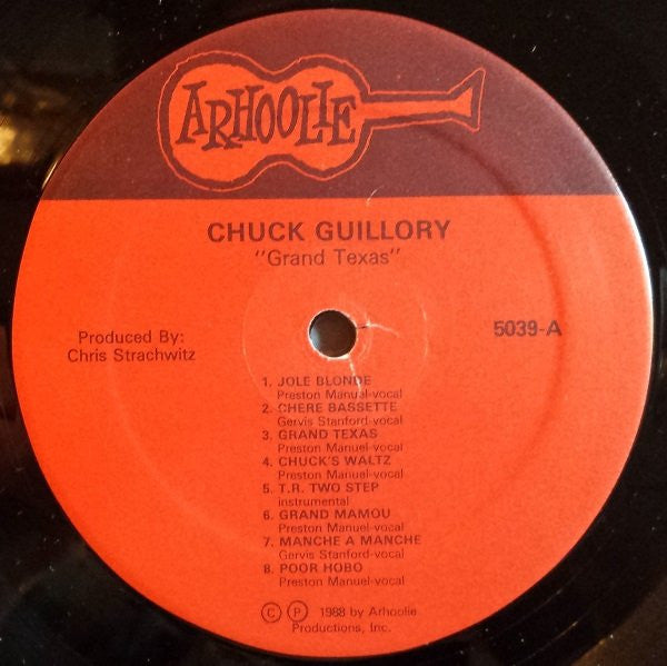 Chuck Guillory : Grand Texas (LP, Album)