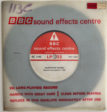 No Artist : Maidstone Market / Pontypridd Market  (7")