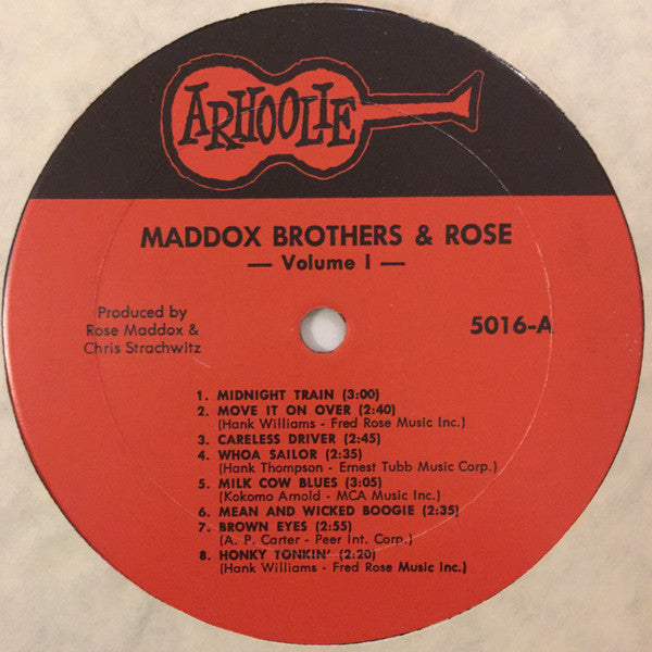 Maddox Brothers And Rose : 1946-1951 Volume 1 (LP, Comp)