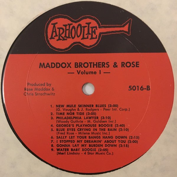 Maddox Brothers And Rose : 1946-1951 Volume 1 (LP, Comp)