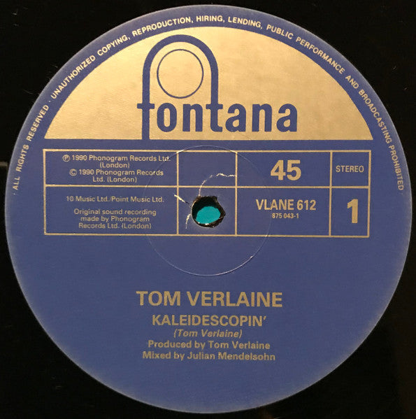 Tom Verlaine : Kaleidescopin' (12")