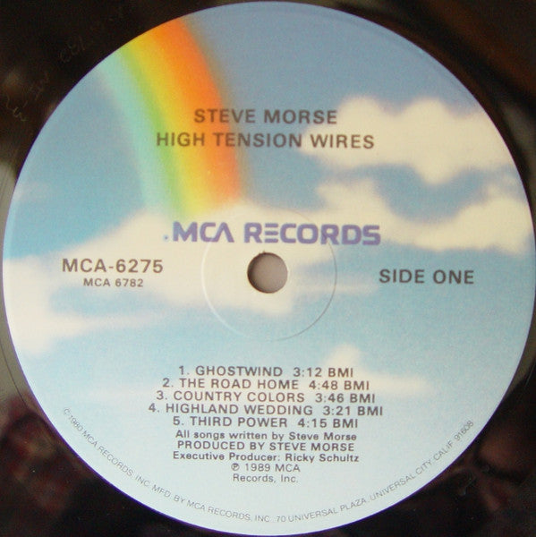 Steve Morse : High Tension Wires (LP, Album, Glo)