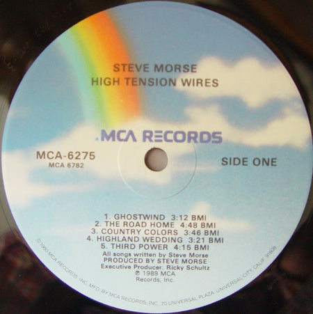 Steve Morse : High Tension Wires (LP, Album, Glo)