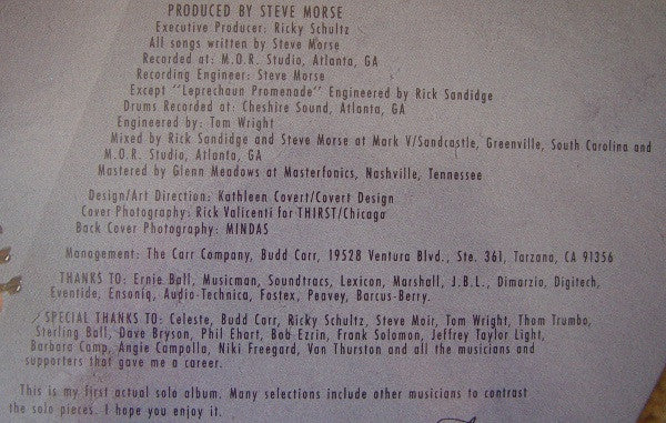 Steve Morse : High Tension Wires (LP, Album, Glo)
