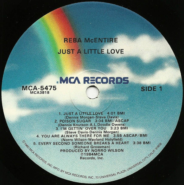 Reba McEntire : Just A Little Love (LP, Album)
