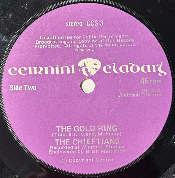 The Chieftains : Cotton-Eyed Joe (7", Single)