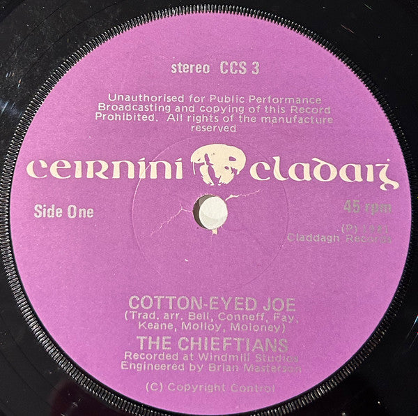 The Chieftains : Cotton-Eyed Joe (7", Single)