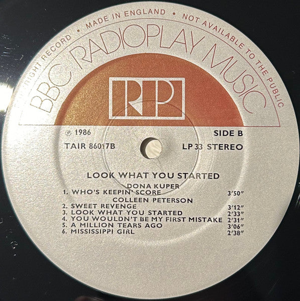 Various : Look What You Started (LP, Comp)