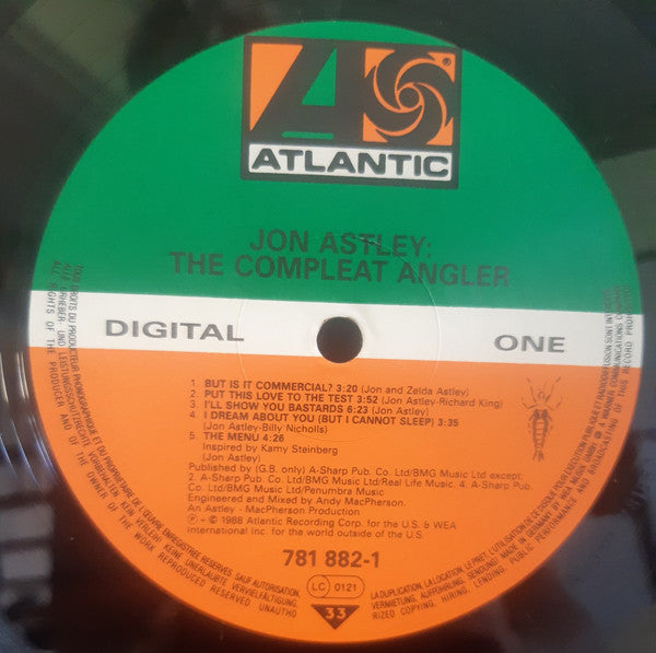 Jon Astley : The Compleat Angler (LP, Album)