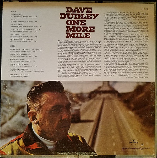 Dave Dudley : One More Mile (LP, Album)
