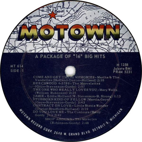 Various : A Package Of Original 16 Big Hits (LP, Comp, Mono, Roc)