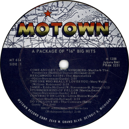 Various : A Package Of Original 16 Big Hits (LP, Comp, Mono, Roc)