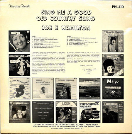 Joe E. Hamilton : Sing Me A Good Old Country Song (LP)