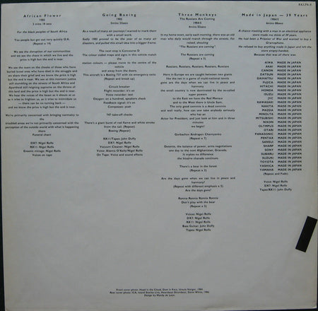 Nigel Rolfe : Island Stories (LP, Album)