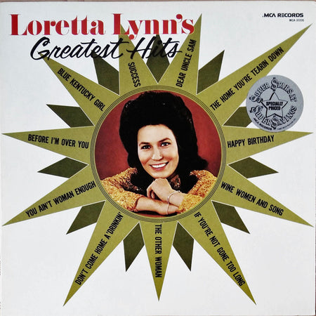 Loretta Lynn : Loretta Lynn's Greatest Hits (LP, Comp, RE)