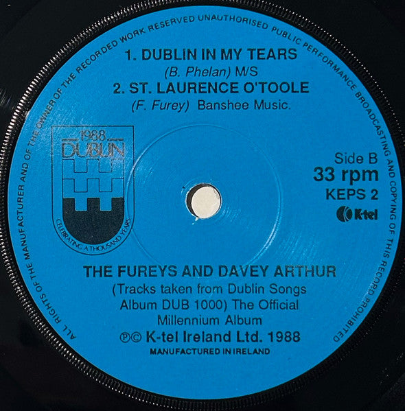The Fureys & Davey Arthur : Dublin - Take Me (7", Maxi)