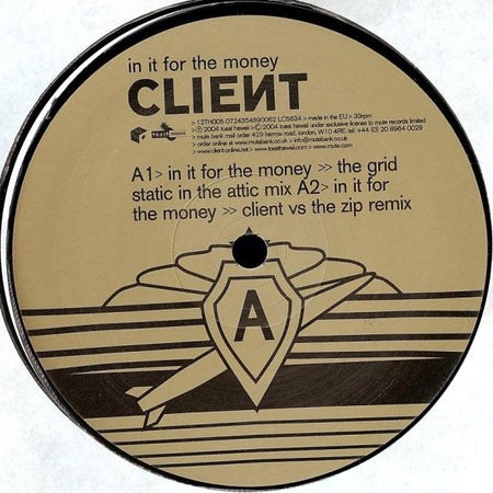 Client : In It For The Money (12", Single)