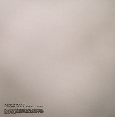 Jesper Dahlbäck : Machine Dance (12")