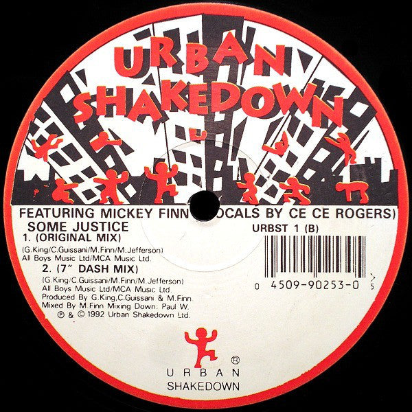 Urban Shakedown Featuring Micky Finn : Some Justice (12")