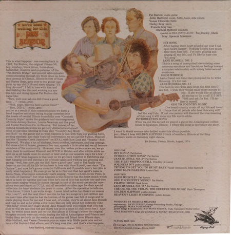 Pat Burton : We've Been Waiting For This, Pat Burton (LP, Album)