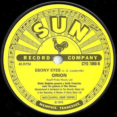 Orion (23) : Ebony Eyes (7", Single)