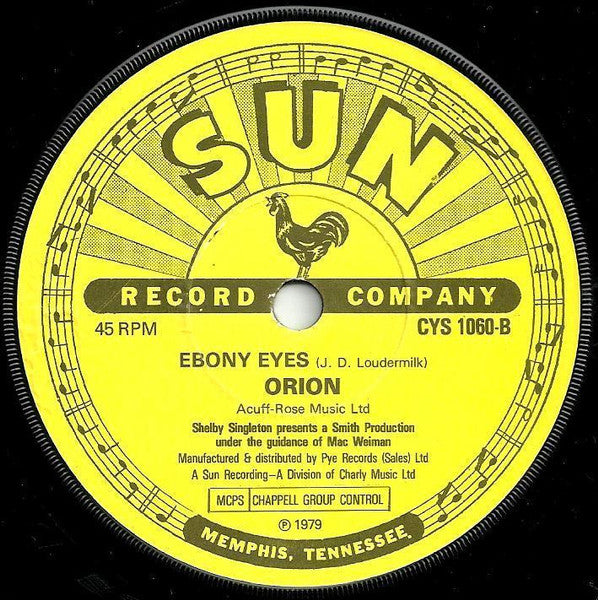 Orion (23) : Ebony Eyes (7", Single)