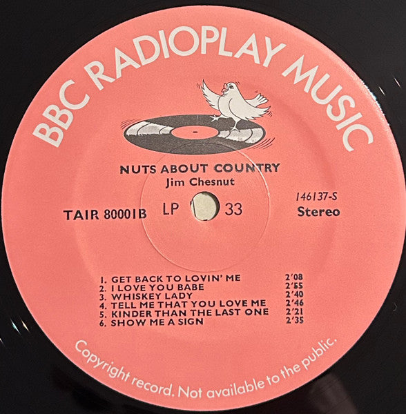 Jim Chesnut : Nuts About Country (LP, Album)