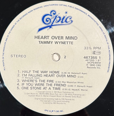 Tammy Wynette : Heart Over Mind (LP)