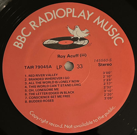 Roy Acuff And His Smoky Mountain Boys : Roy Acuff III (LP, Album)