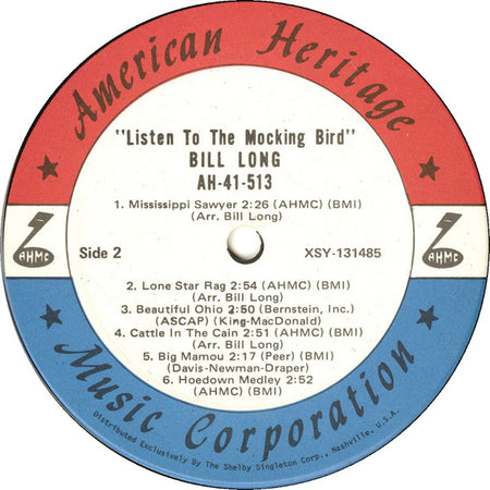 Bill Long (2) : Listen To The Mocking Bird (LP, Album)