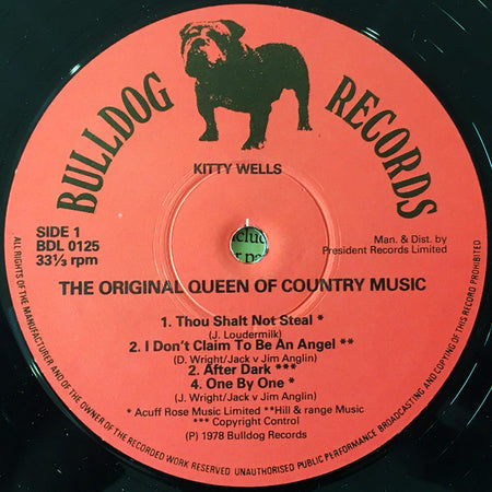 Kitty Wells : The Original Queen Of Country Music (LP, Album)
