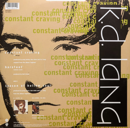 k.d. lang : Constant Craving (12", Single)