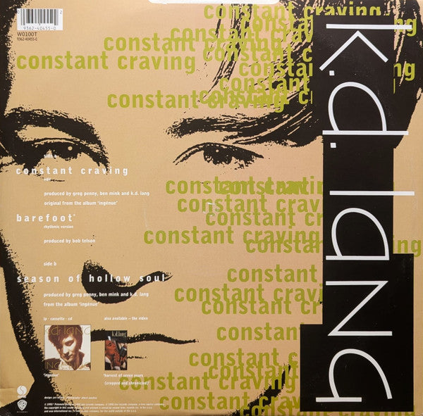k.d. lang : Constant Craving (12", Single)