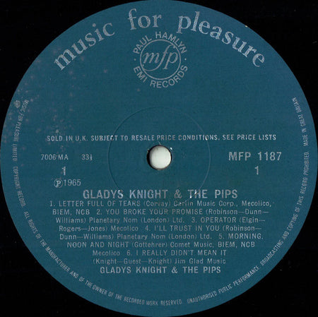 Gladys Knight And The Pips : Urgent (LP, Album, Mono, RE)