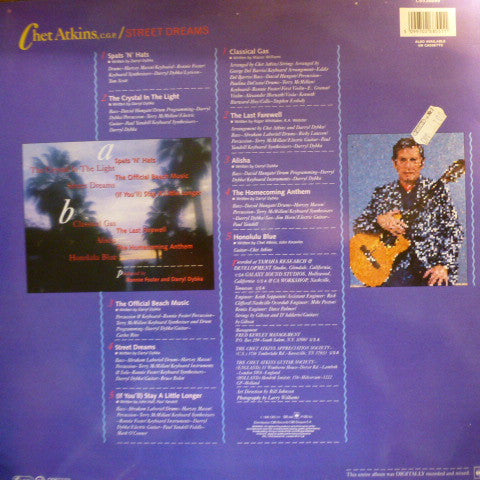 Chet Atkins : Street Dreams (LP, Album)