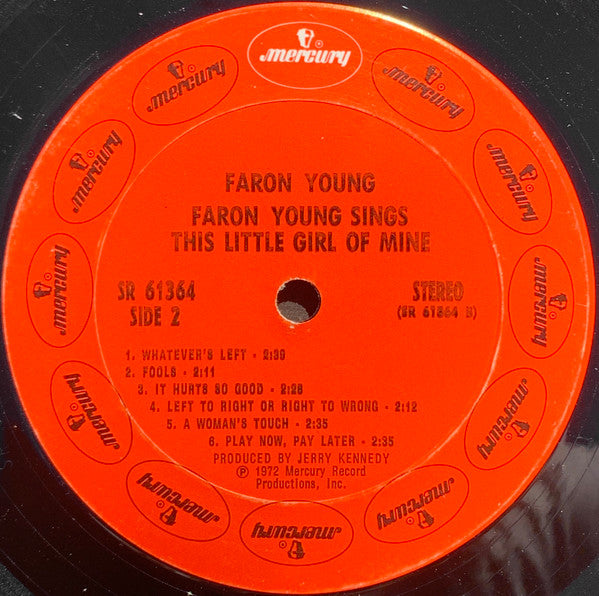 Faron Young : Faron Young Sings This Little Girl Of Mine (LP, Album)