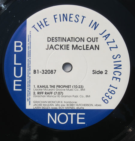 Jackie McLean : Destination... Out! (LP, Album, Ltd, RE, RM, 180)
