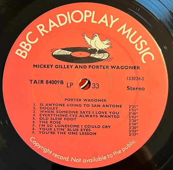Mickey Gilley ,& Porter Wagoner : Mickey Gilley And Porter Wagoner (LP, Album)