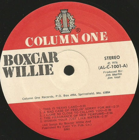 Boxcar Willie : Boxcar Willie (LP, Album)