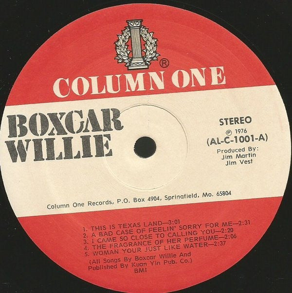 Boxcar Willie : Boxcar Willie (LP, Album)