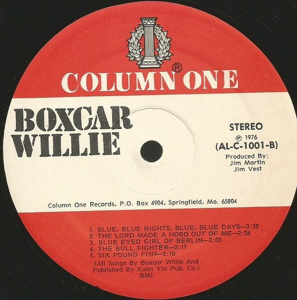 Boxcar Willie : Boxcar Willie (LP, Album)