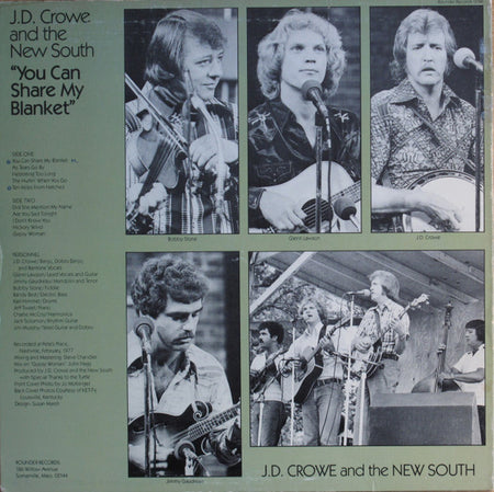 J.D. Crowe And The New South* : You Can Share My Blanket (LP, Album)