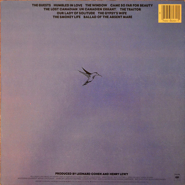 Leonard Cohen : Recent Songs (LP, Album, Ter)