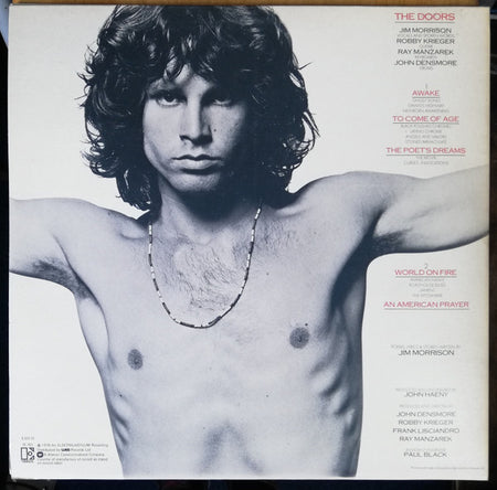Jim Morrison Music By The Doors : An American Prayer (LP, Album, Gat)
