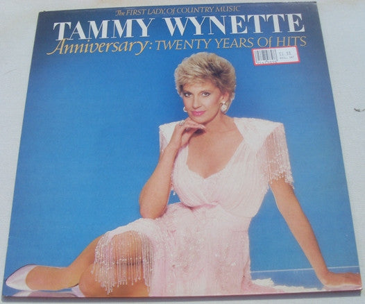 Tammy Wynette : Anniversary: Twenty Years Of Hits (LP, Comp)