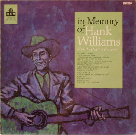 Hank Williams With His Drifting Cowboys : In Memory Of Hank Williams (LP, Comp, Mono)