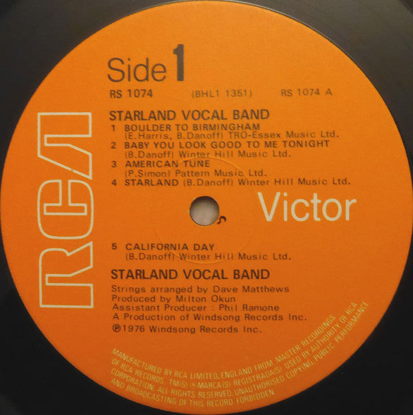Starland Vocal Band : Starland Vocal Band (LP, Album)