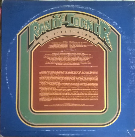 Randy Cornor : My First Album (LP, Album)
