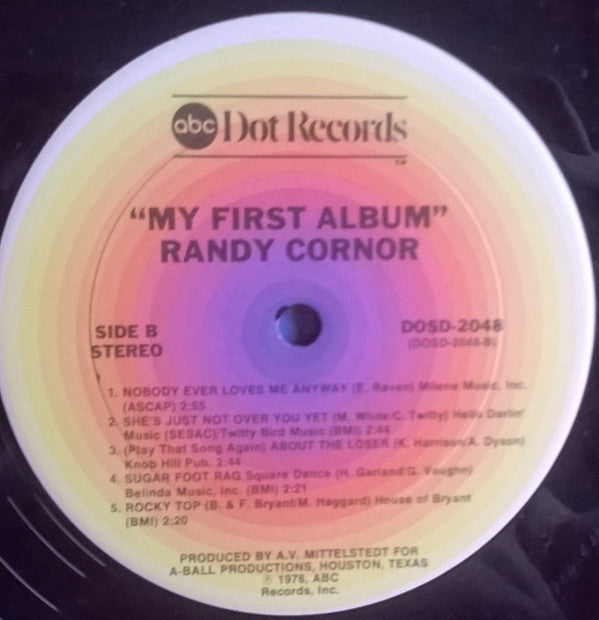 Randy Cornor : My First Album (LP, Album)
